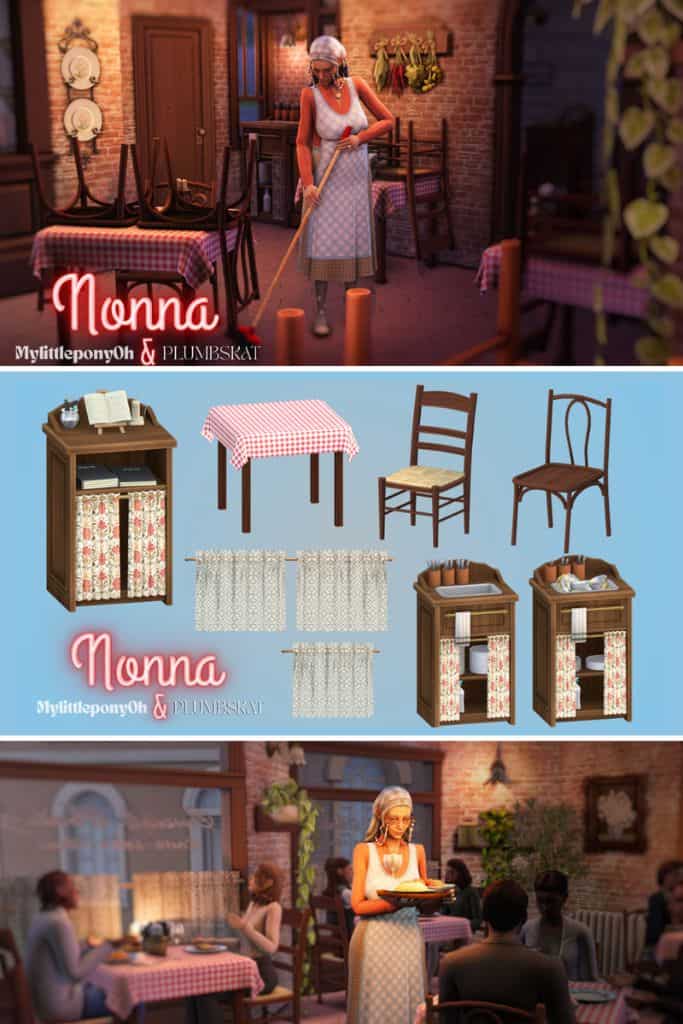 Italian restaurant setup