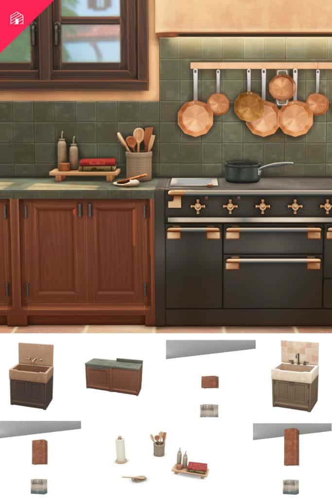 a Mediterranean-inspired kitchen setup