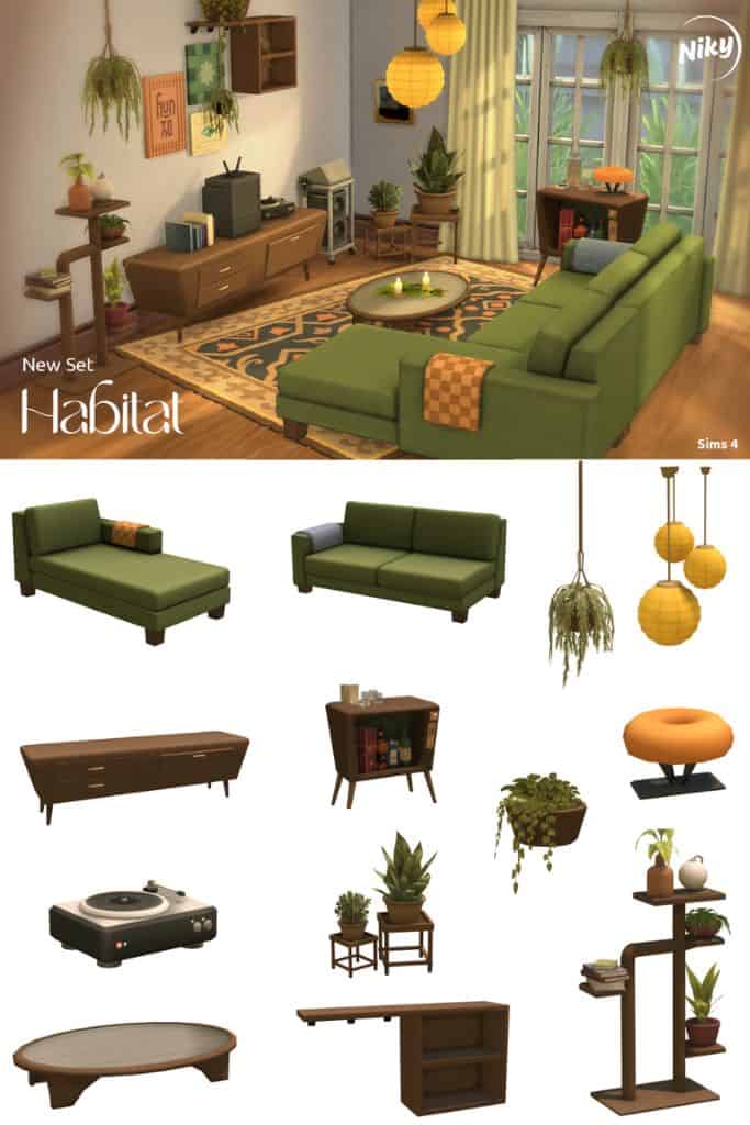 a cozy living room surrounded by plants