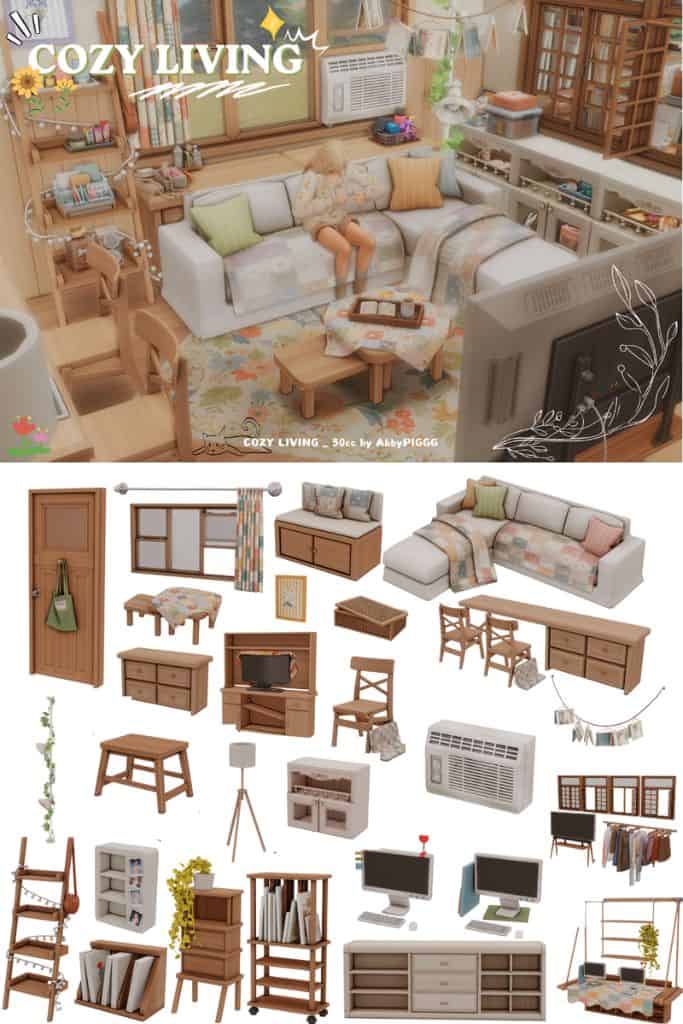 a cozy, lived-in living room setup