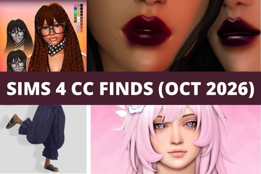 sims 4 cc finds and mods for October 2026 collage