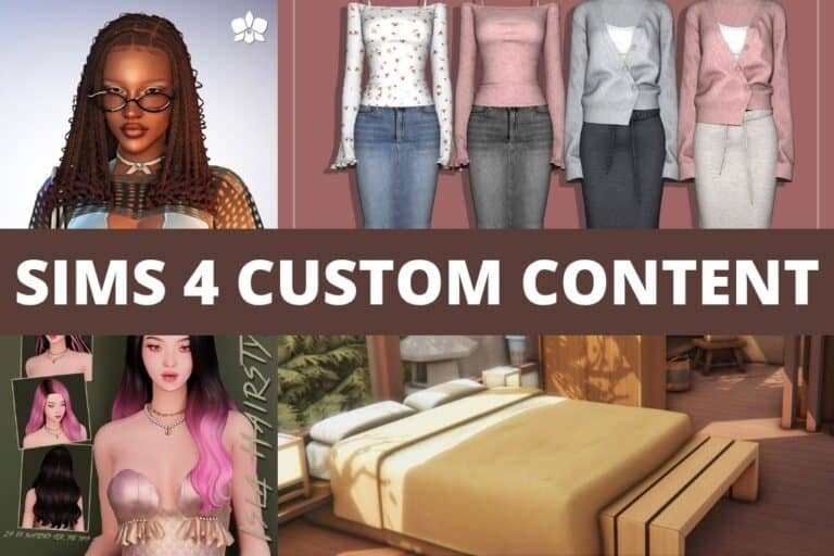 sims 4 custom content collage
